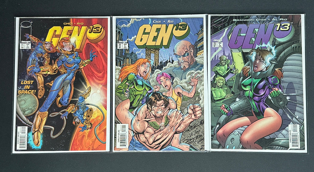 Gen13 Vol. 2 issues #5-#10 including Jim Lee issues
